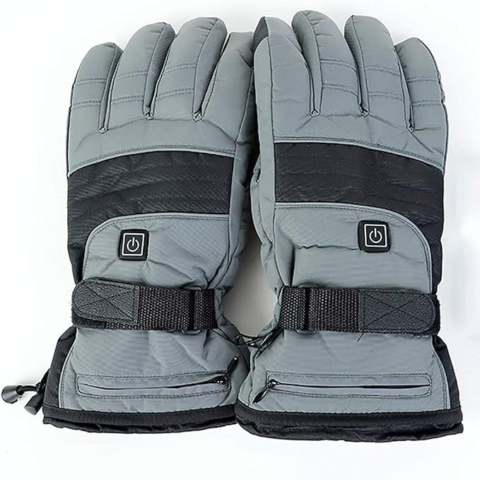 USB Rechargeable Battery Winter Heated Gloves Touchscreen Ski