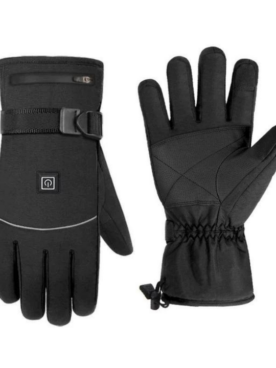 Men Heated Gloves USB Rechargeable,Winter Thermal Gloves With Heating ,Motorcycle Touchscreen Electric Heating Gloves,Ski Gloves