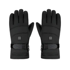 Men Heated Gloves USB Rechargeable,Winter Thermal Gloves With Heating ,Motorcycle Touchscreen Electric Heating Gloves,Ski Gloves