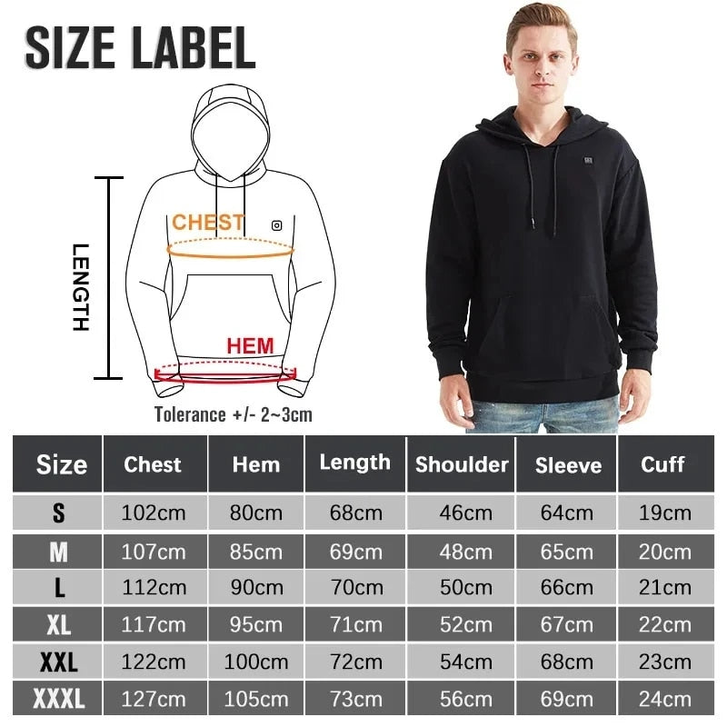 The chiller Heated hoodie sweatshirt